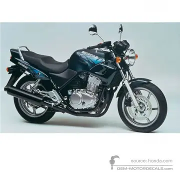 Honda CB500 1994 - Verde - Tasmania Green Metallic