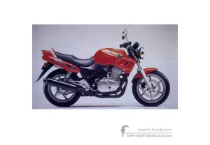 Stickers voor Honda CB500 1994 - Rood • Honda OEM Stickers
