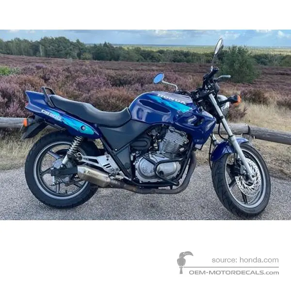 Honda CB500 1996 - Azul - Seychell Night Blue