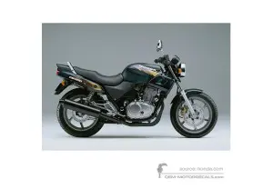 Autocollants pour Honda CB500 1996 - Vert • Honda Autocollants OEM