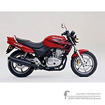 Honda CB500 1998 - Rosso