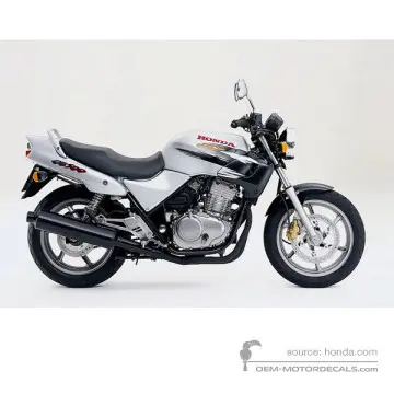 Honda CB500 1998 - Plata - Accurate Silver Metallic