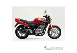 Autocollants pour Honda CB500 1999 - Orangé • Honda Autocollants OEM