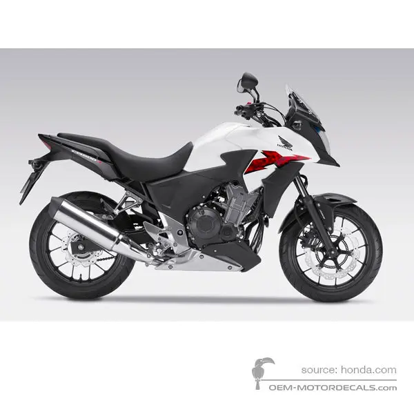 Honda CB500X 2013 - Blanco - Pearl Himalayas White