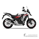 Honda CB500X 2016 - Blanc