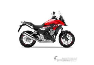 Autocollants pour Honda CB500X 2016 - Rouge • Honda Autocollants OEM