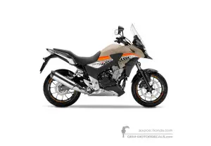 Aufkleber für Honda CB500X 2016 - Braun • Honda OEM-Aufkleber