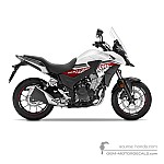 Honda CB500X 2017 - Blanc