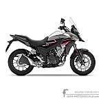 Honda CB500X 2018 - Silver