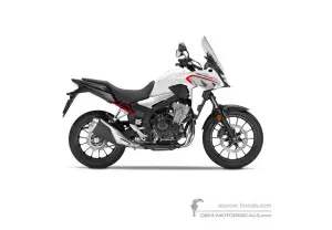 Autocollants pour Honda CB500X 2021 - Blanc • Honda Autocollants OEM