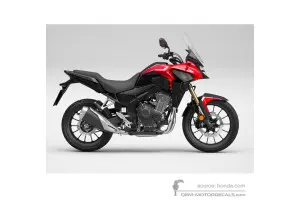 Decals for Honda CB500X 2022 - Red • Honda OEM Decals