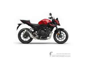 Adesivi per Honda CB500 HORNET 2025 - Rosso • Honda Adesivi OEM
