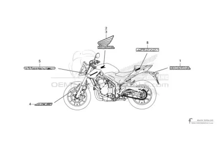 Honda CB500 HORNET 2025 - Black