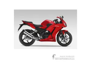 Adesivi per Honda CBR300R 2015 - Rosso • Honda Adesivi OEM