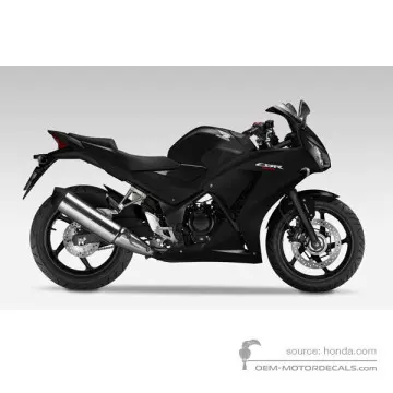 Honda CBR300R 2016 - Negro - Black