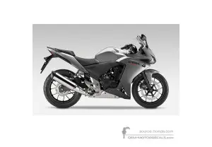Aufkleber für Honda CBR500R 2013 - Silber • Honda OEM-Aufkleber