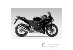 Naklejki do Honda CBR500R 2013 - Czarny • Honda Naklejki OEM