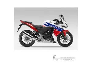 Decals for Honda CBR500R 2015 - White • Honda OEM Decals