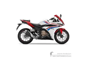 Stickers voor Honda CBR500R 2016 - Wit • Honda OEM Stickers