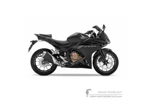 Autocollants pour Honda CBR500R 2017 - Noir • Honda Autocollants OEM
