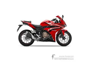 Autocollants pour Honda CBR500R 2016 - Rouge • Honda Autocollants OEM