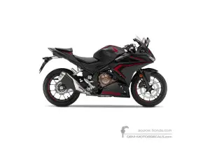 Autocollants pour Honda CBR500R 2021 - Gris • Honda Autocollants OEM