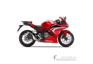 Autocollants pour Honda CBR500R 2021 - Rouge • Honda Autocollants OEM