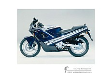 Autocollants pour Honda CBR600F HURRICANE 1987 - Bleu • Honda Autocollants OEM