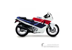 Decals for Honda CBR600F HURRICANE 1990 - White • Honda OEM Decals