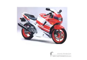 Aufkleber für Honda CBR600F HURRICANE 1992 - Weiss • Honda OEM-Aufkleber