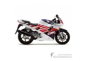 Adesivi per Honda CBR600F HURRICANE 1993 - Bianco • Honda Adesivi OEM