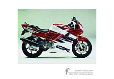 Naklejki do Honda CBR600F HURRICANE 1994 - Biały • Honda Naklejki OEM