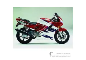Decals for Honda CBR600F HURRICANE 1994 - White • Honda OEM Decals