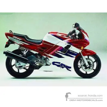 Honda CBR600F HURRICANE 1994 - Biały - Ross White