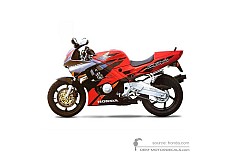 Decals for Honda CBR600F HURRICANE 1995 - Red • Honda OEM Decals