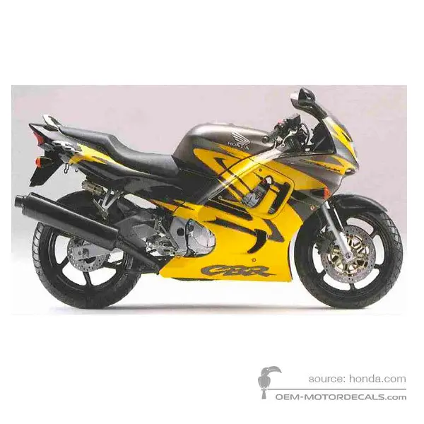 Honda CBR600F HURRICANE 1997 - Titanio - Titan Metallic