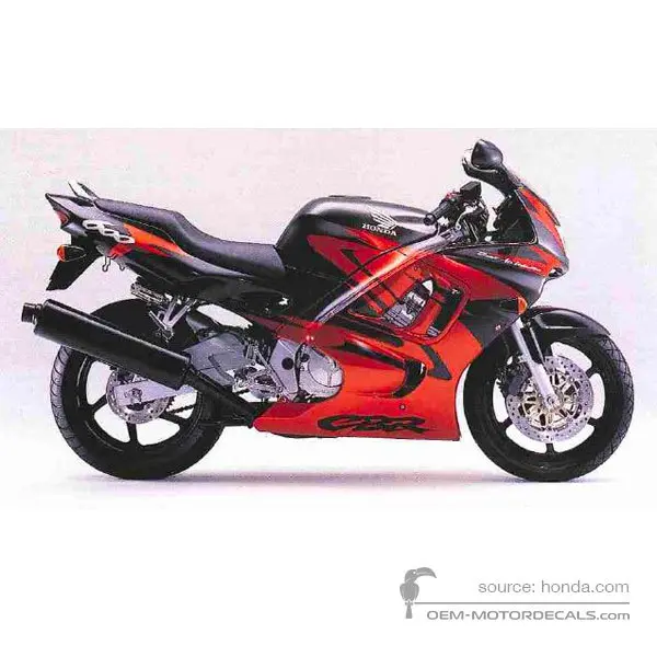 Honda CBR600F HURRICANE 1998 - Gris - Heavy Grey Metallic