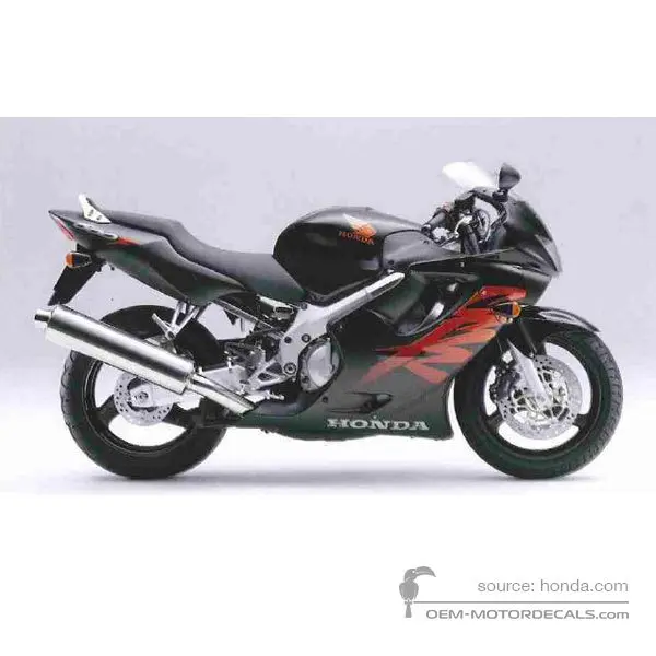 Honda CBR600F HURRICANE 2000 - Negro - Black