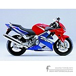 Honda CBR600F HURRICANE 2001 - Red