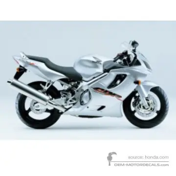 Honda CBR600F HURRICANE 2001 - Silber - Accurate Silver Metallic