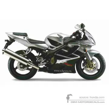 Honda CBR600FS SPORT HURRICANE 2002 - Argent - Accurate Silver Metallic