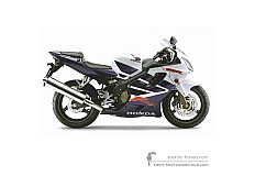 Autocollants pour Honda CBR600FS SPORT HURRICANE 2002 - Blanc • Honda Autocollants OEM