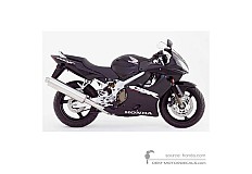 Aufkleber für Honda CBR600F HURRICANE 2004 - Schwarz • Honda OEM-Aufkleber