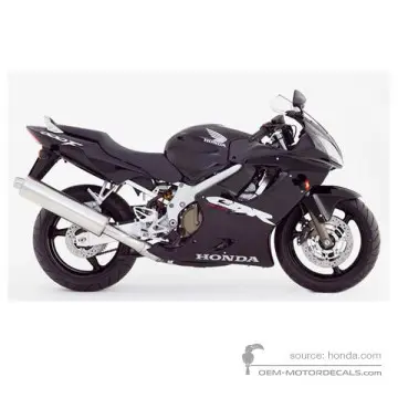 Honda CBR600F HURRICANE 2003 - Negro - Black