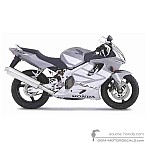 Honda CBR600F HURRICANE 2005 - Zilver