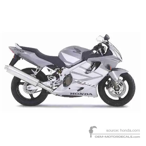 Honda CBR600F HURRICANE 2005 - Plata - Iron Nail Silver Metallic