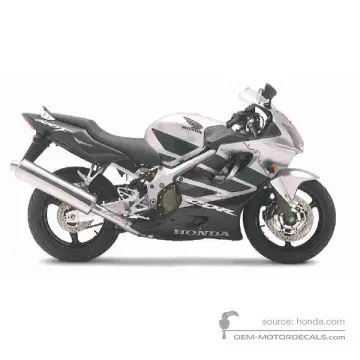 Honda CBR600F HURRICANE 2006 - Srebrny - Digital Silver Metallic