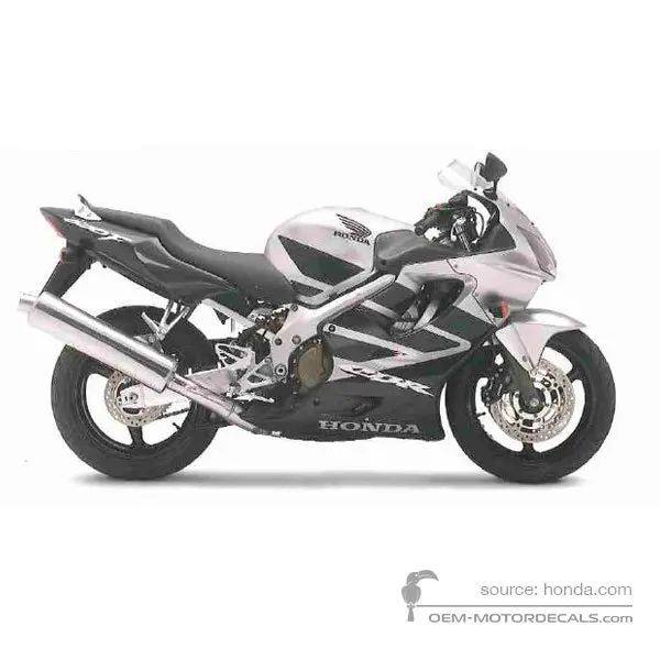 Honda CBR600F HURRICANE 2006 - Plata - Digital Silver Metallic