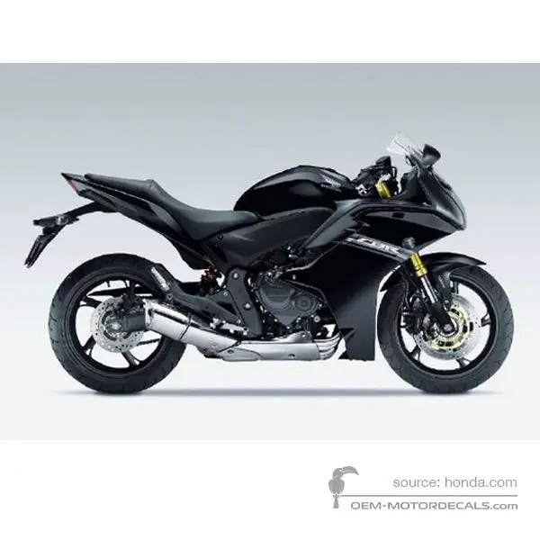 Honda CBR600F HURRICANE 2011 - Negro - Pearl Nightstar Black