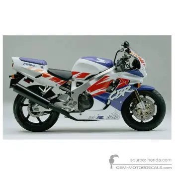 Honda CBR900RR 1992 - Biały - Ross White